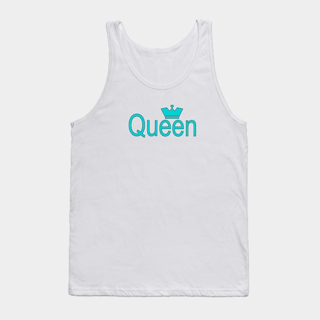 Queen Tank Top by rayraynoire